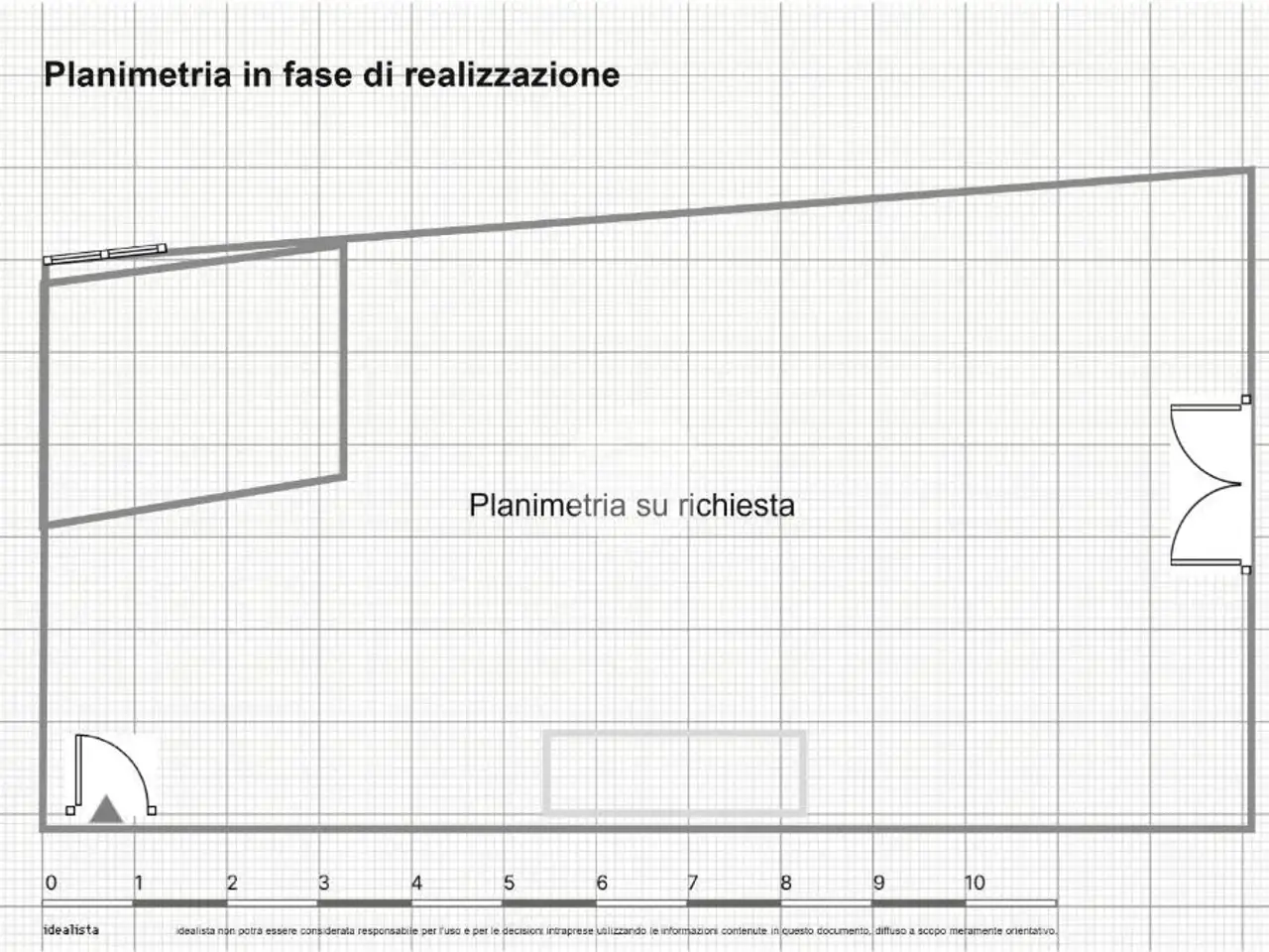 Negozio in Via V. Emanuele II 17, Roncadelle, {3} - Planimetria 1