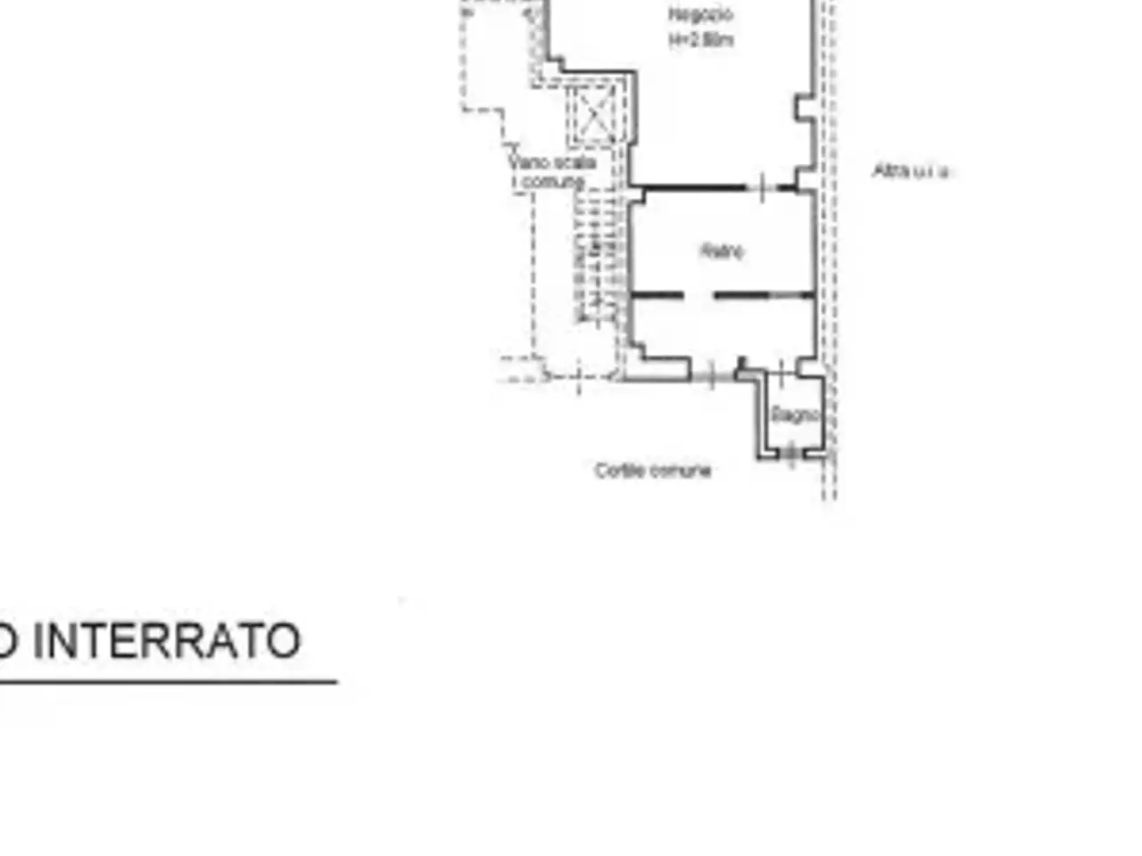 Negozio in Via Sospello 166, Torino, {3} - Planimetria 1