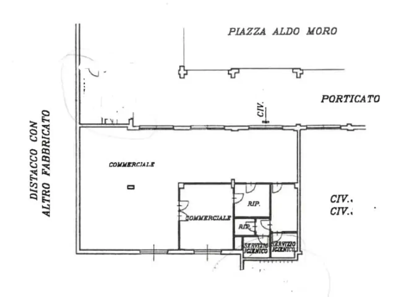 Negozio in Piazza Aldo Moro, Casarza Ligure, {3} - Planimetria 1