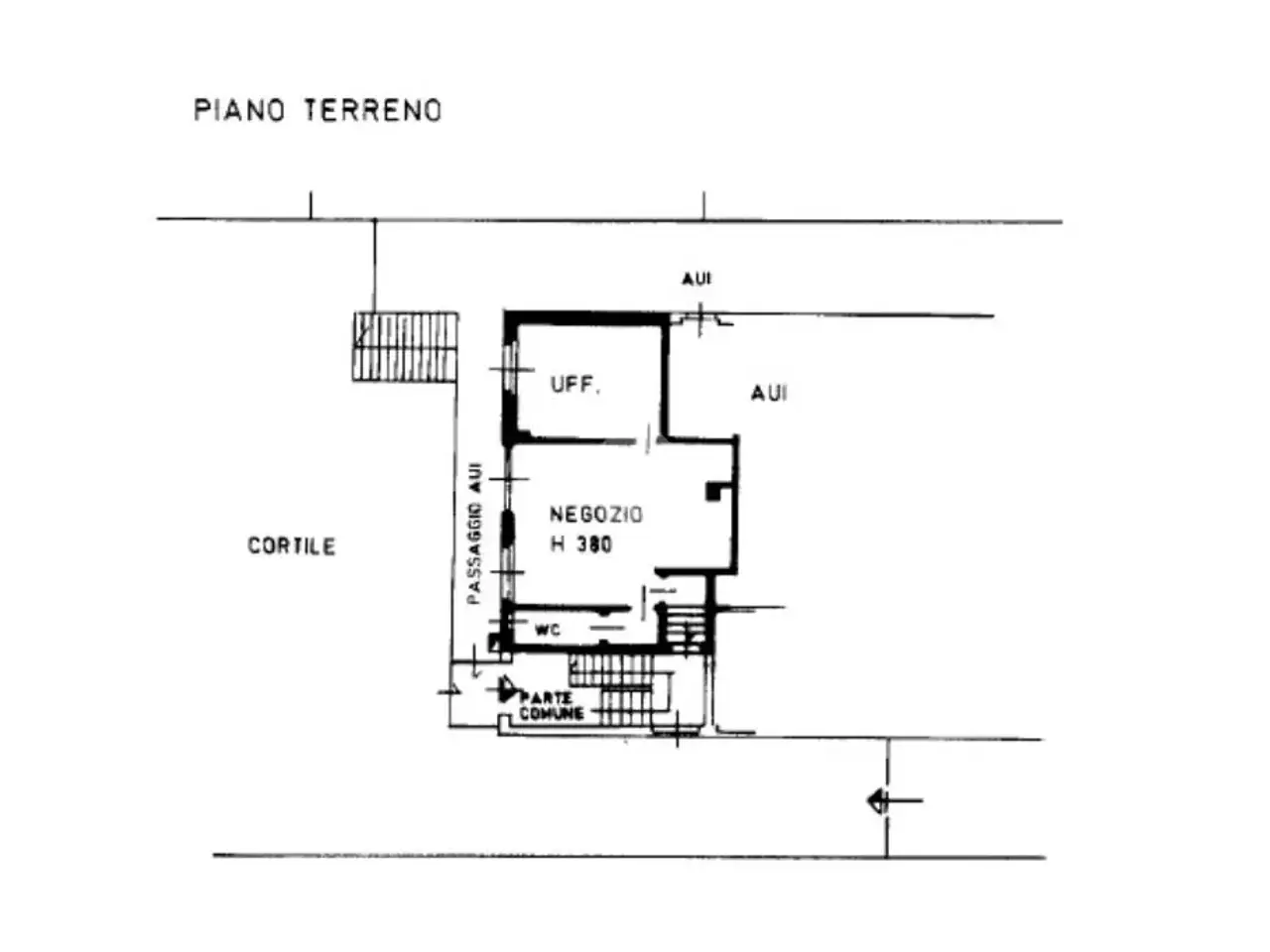 Ufficio in Via F. Brunelleschi 9, Corsico, {3} - Planimetria 1