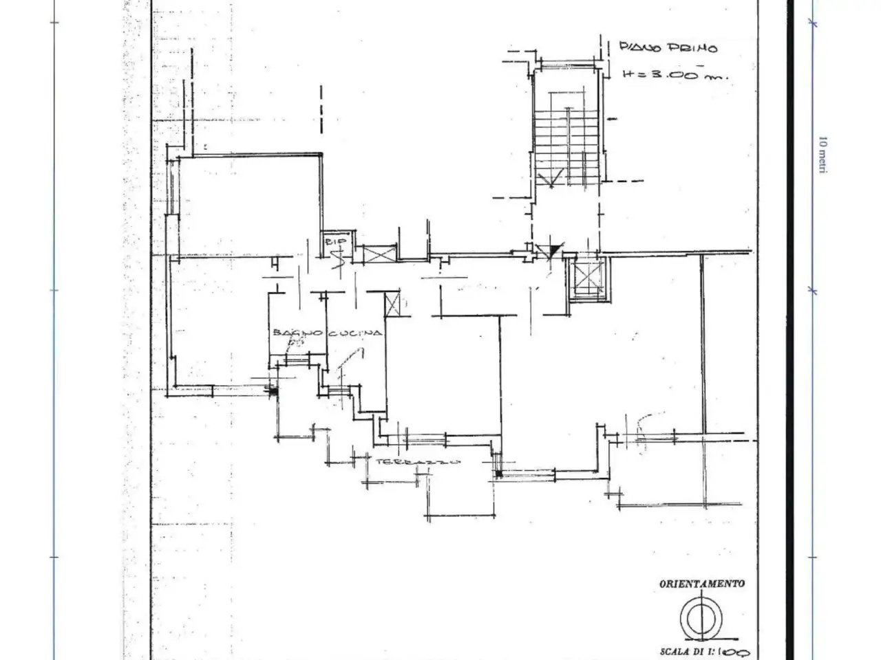 Quadrilocale in Via di Monte Verde, Roma - Planimetria 1