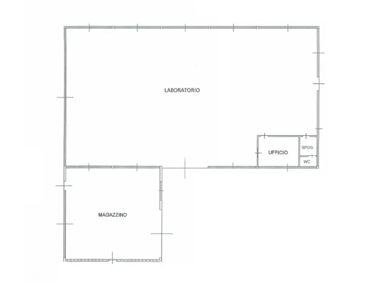 Capannone in Via dell'Artigianato 16, Bernareggio, {3} - Planimetria 1