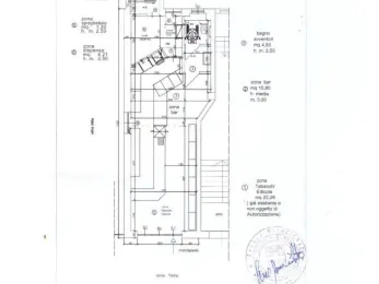 Tabaccheria in , Pinerolo, {3} - Planimetria 1