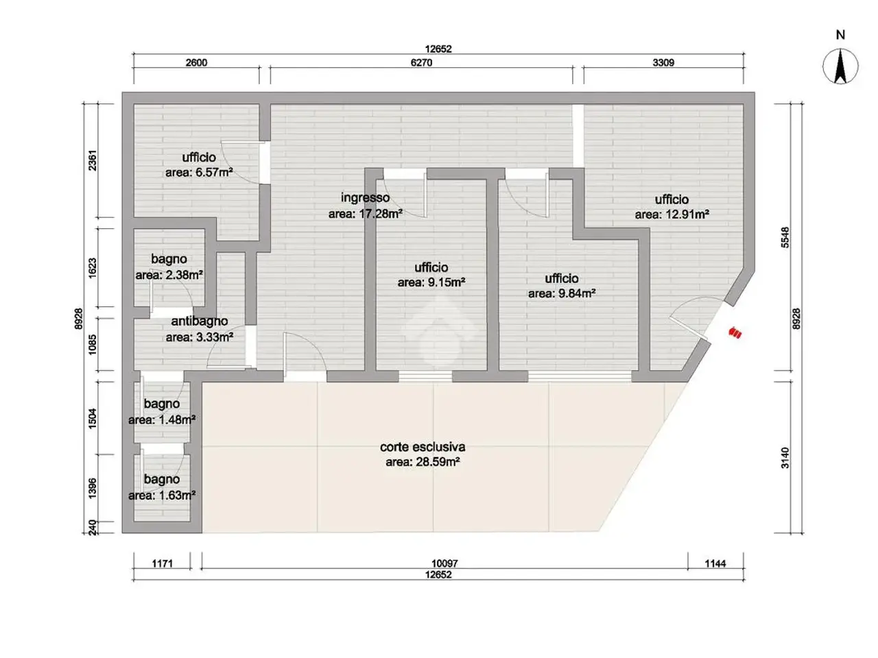 Negozio in Via Pelabrocco, Breno, {3} - Planimetria 1