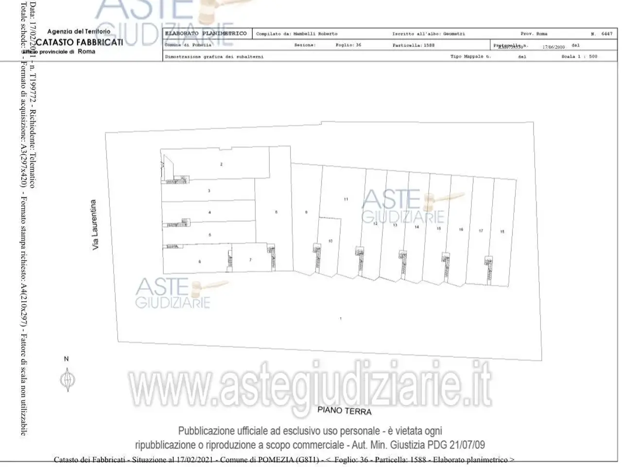 Negozio in Via Laurentina, 151, 00071 Pomezia Rm, Italia 151, Pomezia, {3} - Planimetria 1