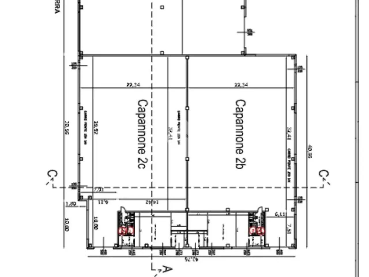 Capannone in Via Romagna, Castano Primo, {3} - Planimetria 1