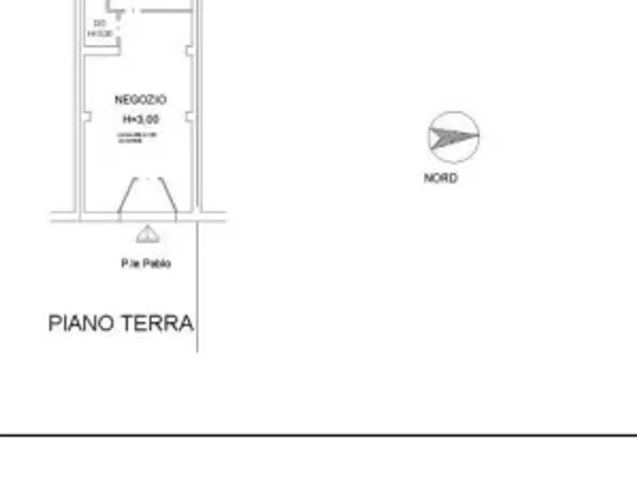 Negozio in Piazzale Pablo 5, Parma, {3} - Planimetria 1