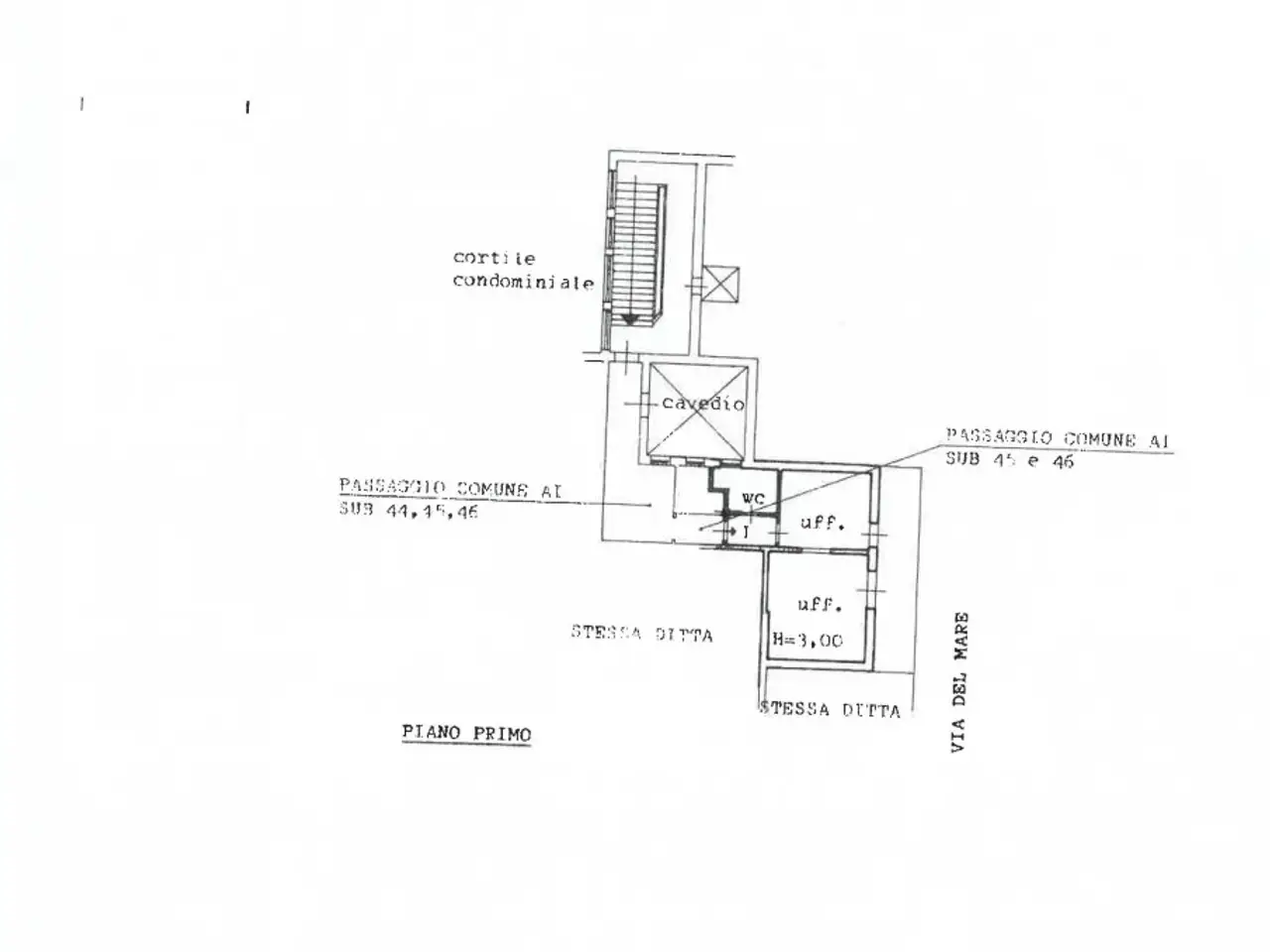 Ufficio in Viale della Liberta' 68, Lecce, {3} - Planimetria 1