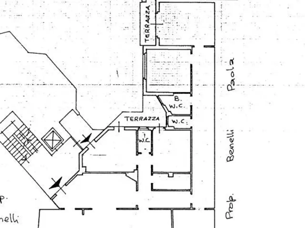Ufficio in Via Vittorio Veneto 80, Prato, {3} - Planimetria 1