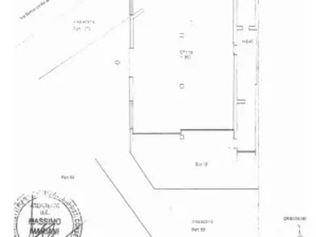 Negozio in Via Le Rose, Tarquinia, {3} - Planimetria 1