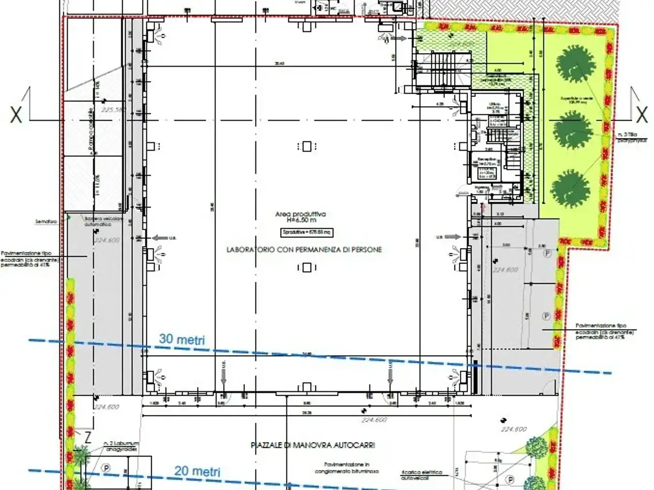 Capannone in Via Fornaci 8, Valmadrera, {3} - Planimetria 1