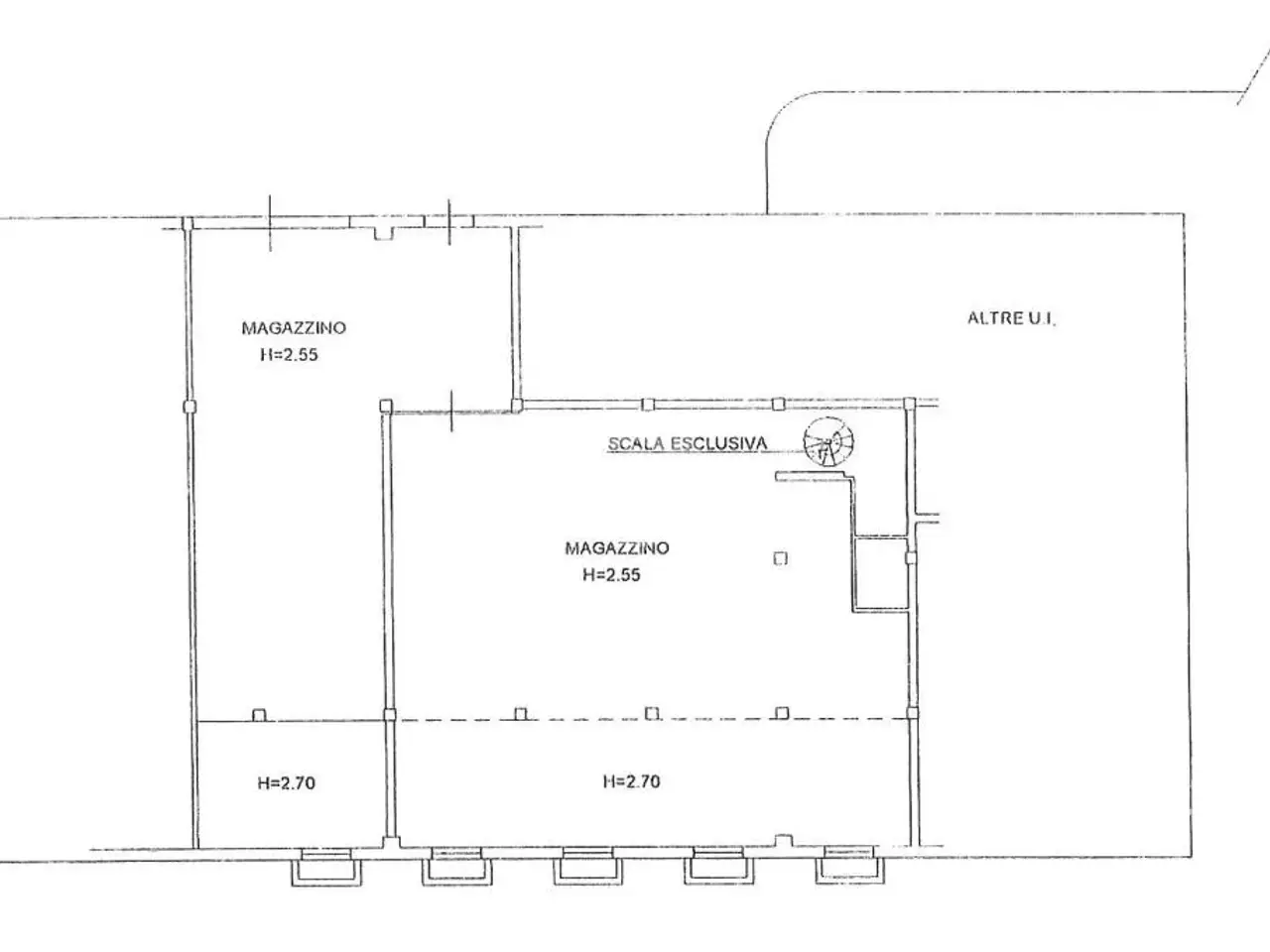 Capannone in Via Trento 113, Capriano Del Colle, {3} - Planimetria 1