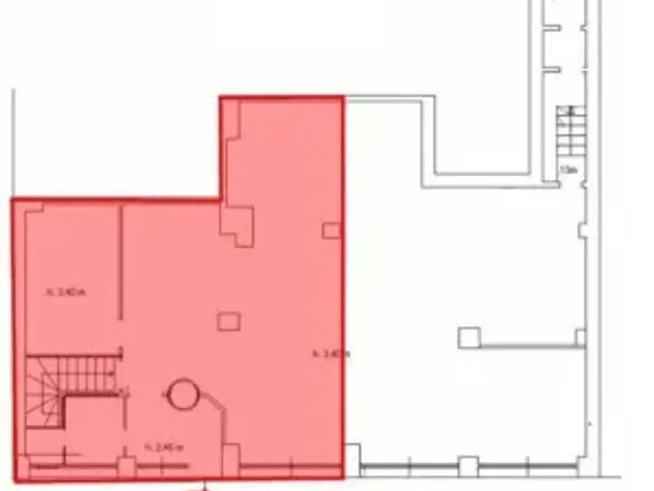 Negozio in Via Giovanni Pierluigi da Palestrina 2, Milano, {3} - Planimetria 1