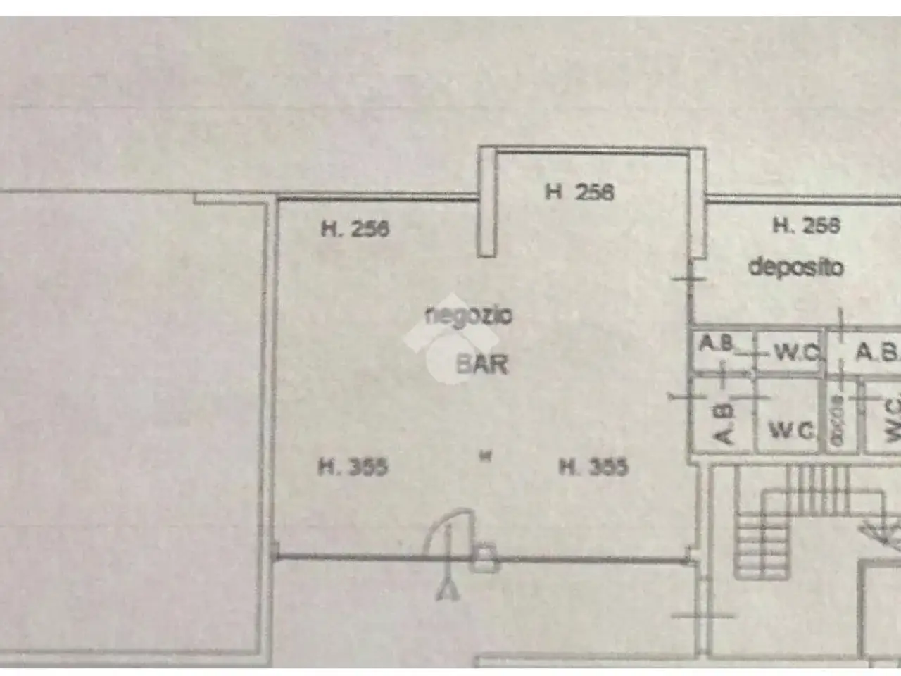 Negozio in Via Cesare Battisti, Castiglione Delle Stiviere, {3} - Planimetria 1