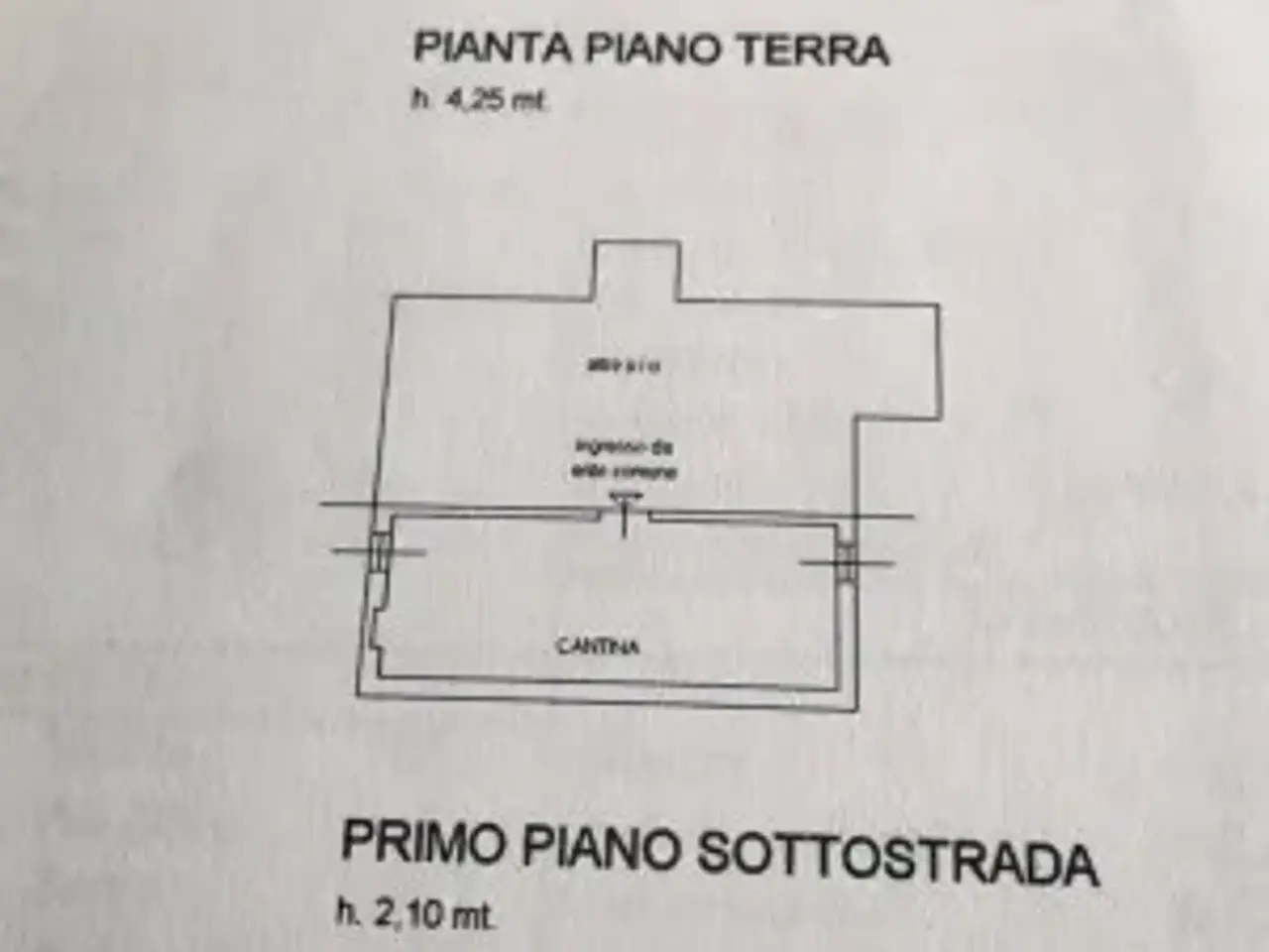 Negozio in Via Cesare Battisti, Erba, {3} - Planimetria 1