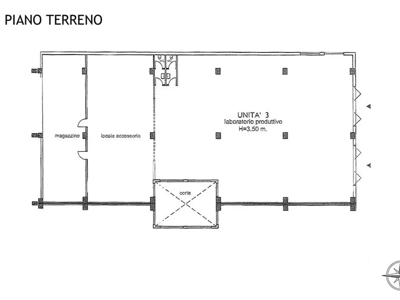 Laboratorio in , Siena, {3} - Planimetria 1