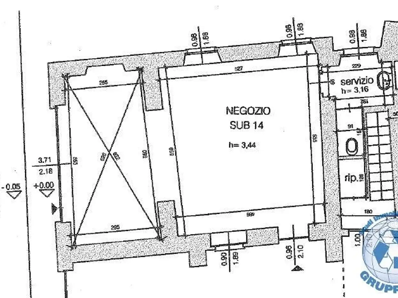 Negozio in Via Lecco 3, Monza, {3} - Planimetria 1