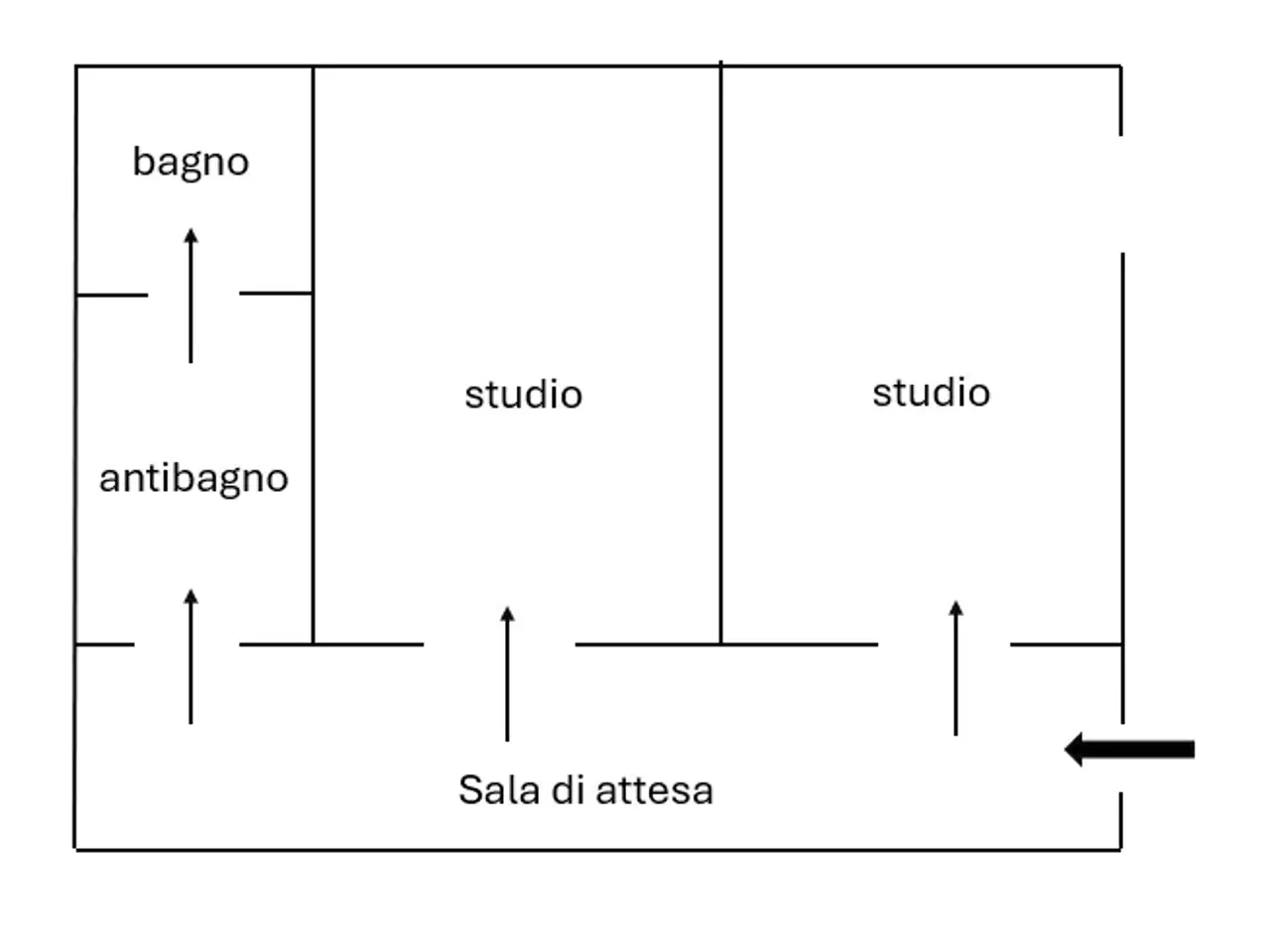 Ufficio in Via dei Cochi 10, Roma, {3} - Planimetria 1