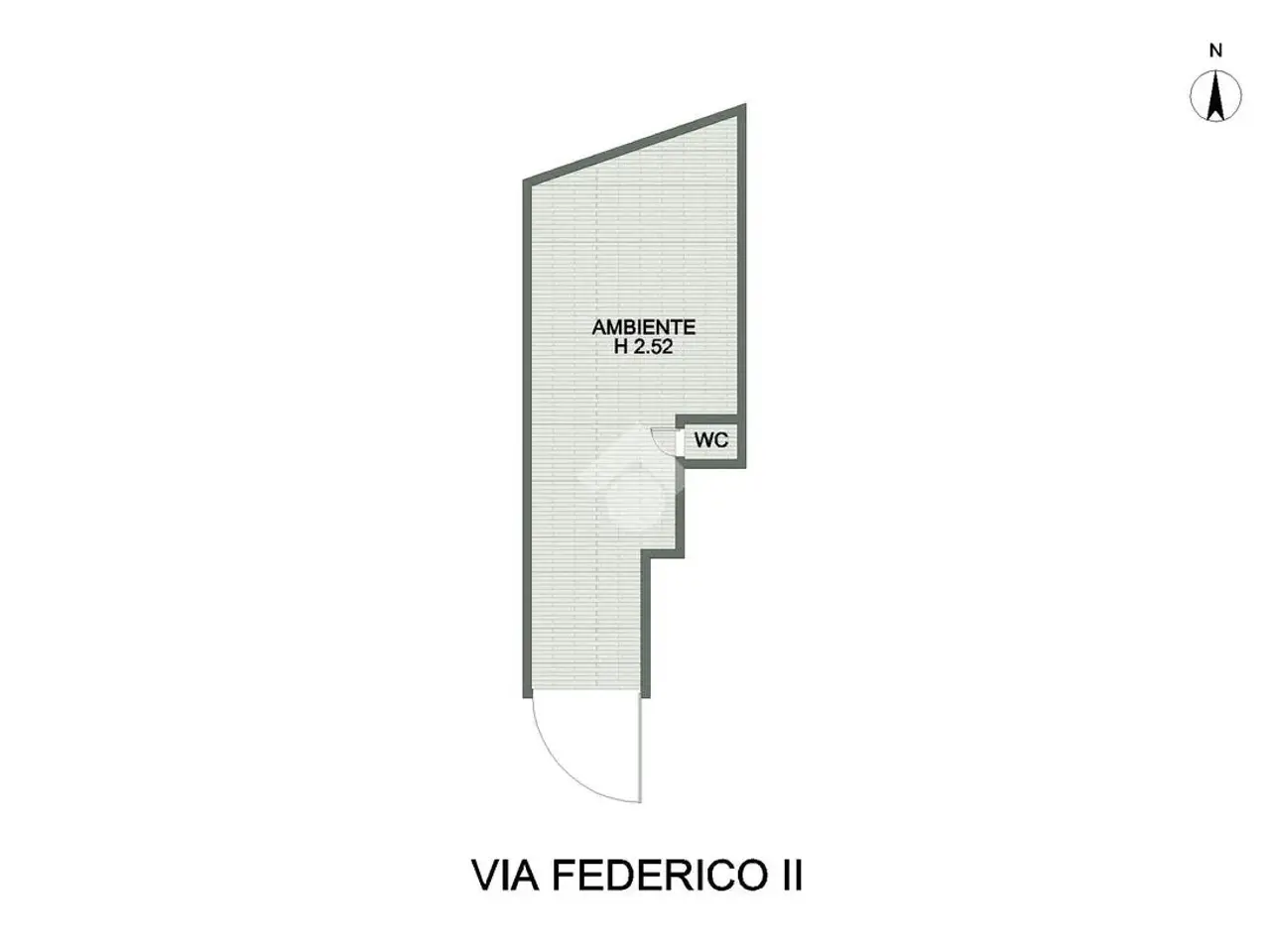 Magazzino in Via Federico II 36, Bagheria, {3} - Planimetria 1