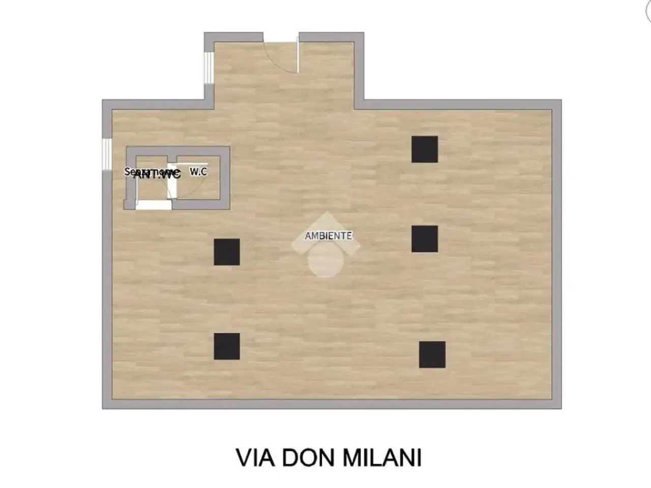 Magazzino in Via Don Lorenzo Milani 10, Palermo, {3} - Planimetria 1
