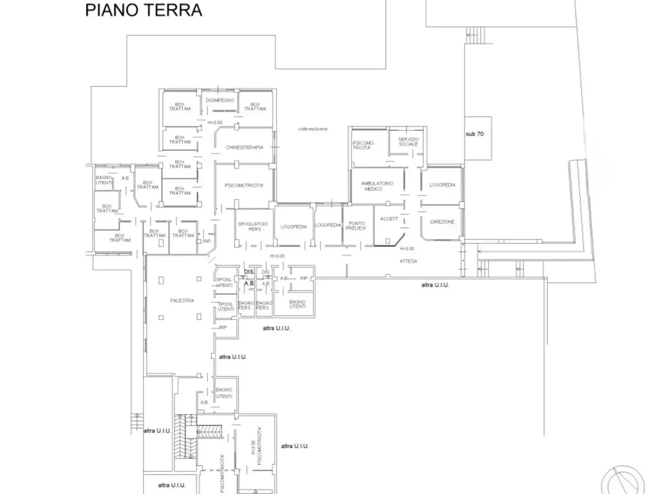 Palazzina commerciale in Lungomare Sergio Piermanni, Civitanova Marche, {3} - Planimetria 1