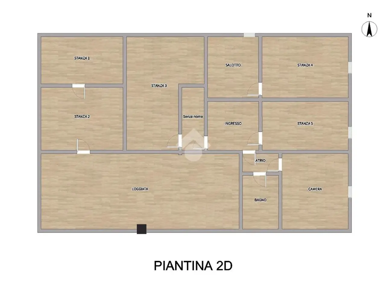 Negozio in Via Carlo Alberto 11, Ghedi, {3} - Planimetria 1