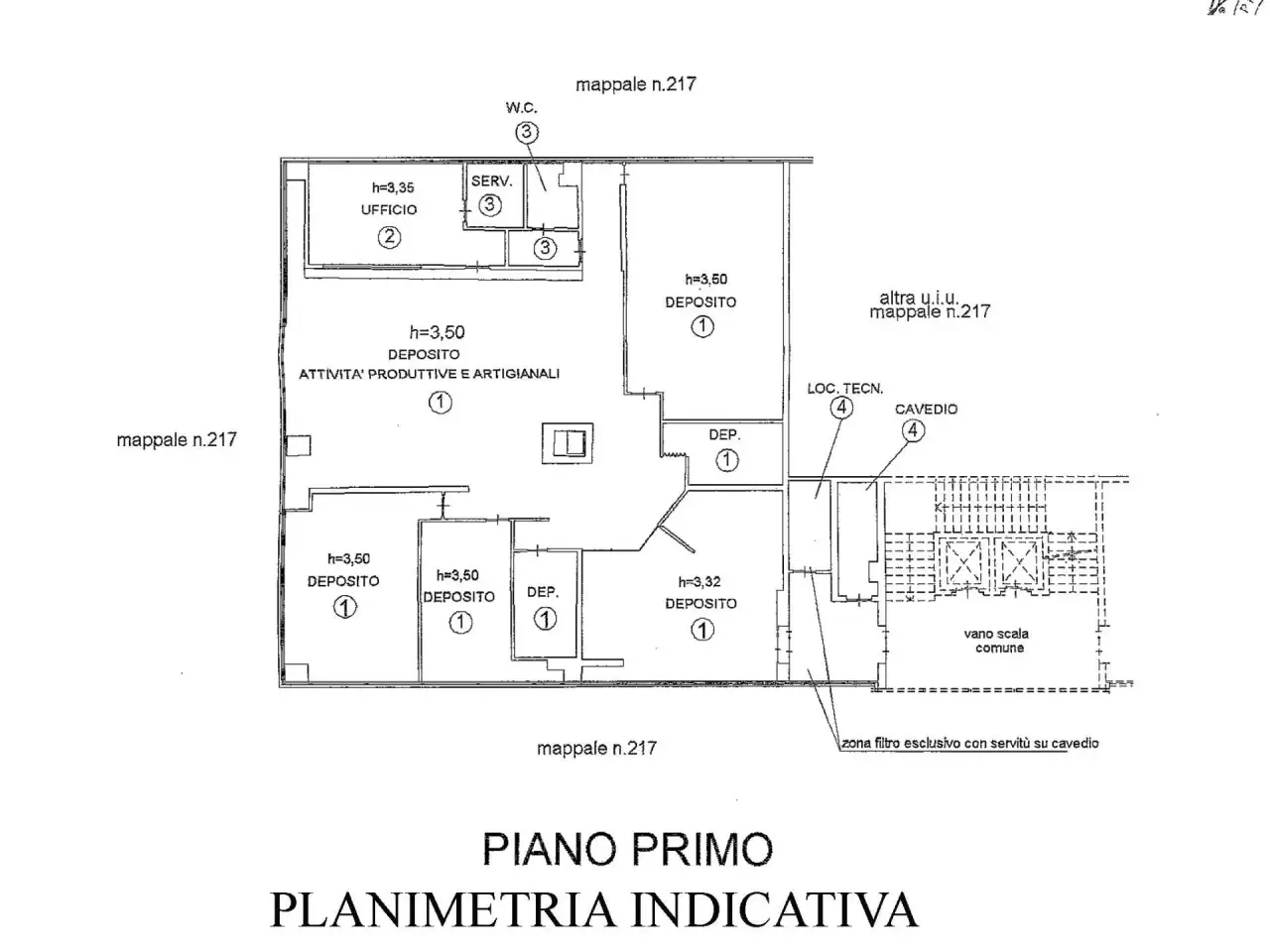 Ufficio in Via Guglielmo Reiss Romoli, Torino, {3} - Planimetria 1
