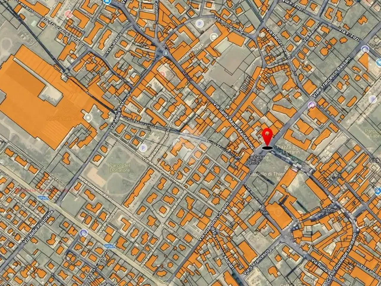Negozio in Via Vittorio Veneto 12, Thiene, {3} - Planimetria 1