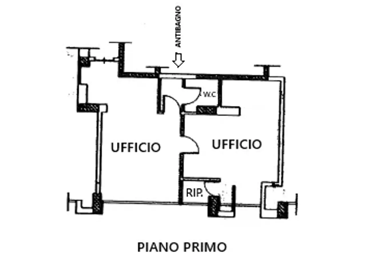 Ufficio in Via del Macello , Perugia, {3} - Planimetria 1