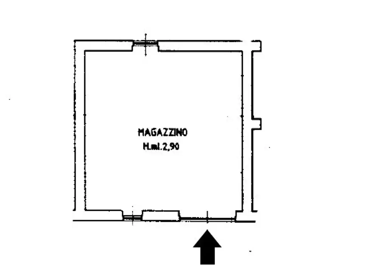 Magazzino in Via Montenero, Vado Ligure, {3} - Planimetria 1
