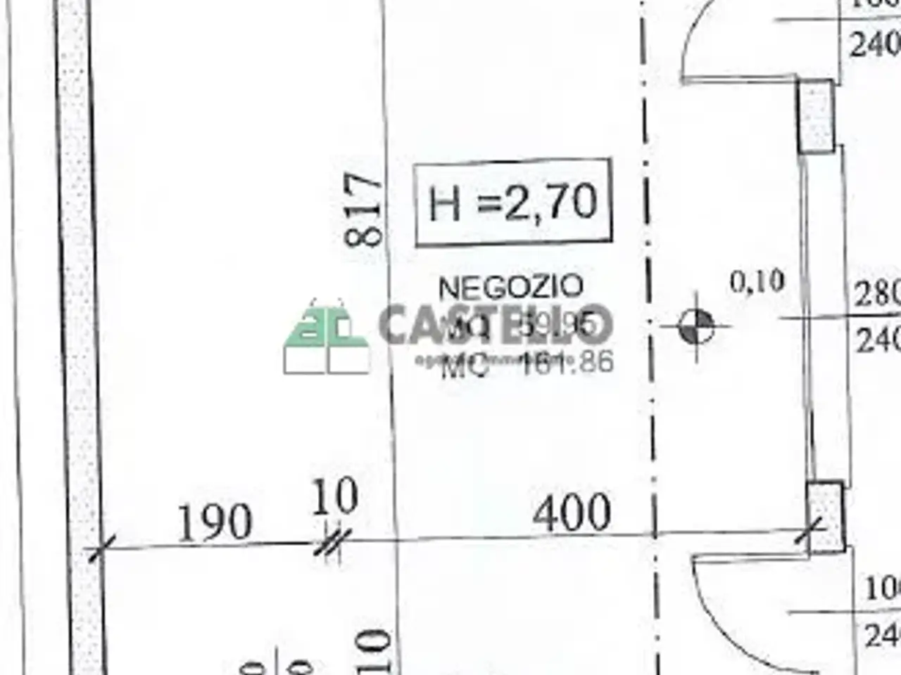 Negozio in Via Caltana 3, Campodarsego, {3} - Planimetria 1