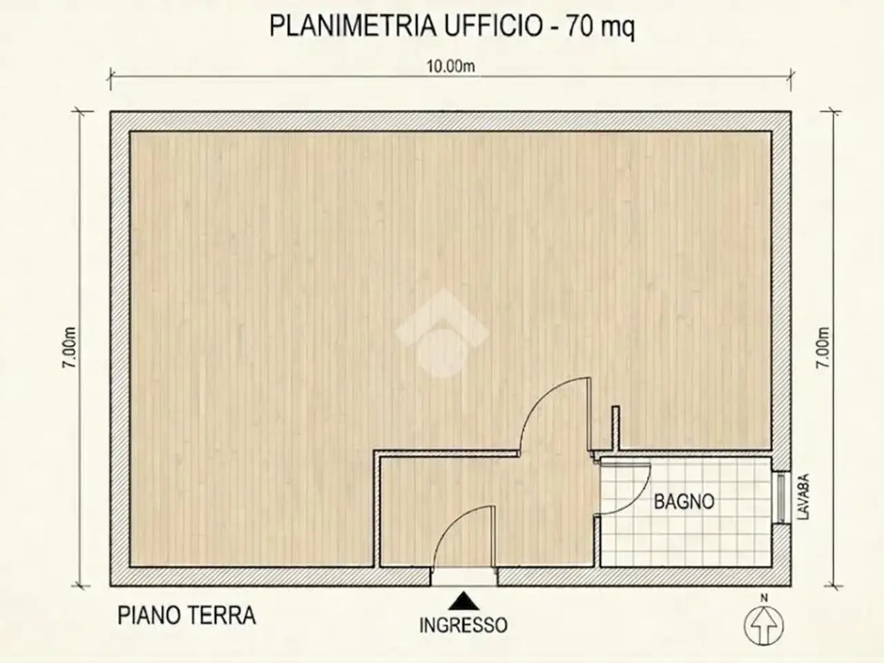 Ufficio in Via Zocco 1, Adro, {3} - Planimetria 1