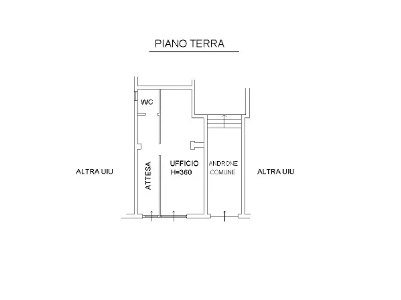 Studio in Via Don Giovanni Bosco, Ancona, {3} - Planimetria 1