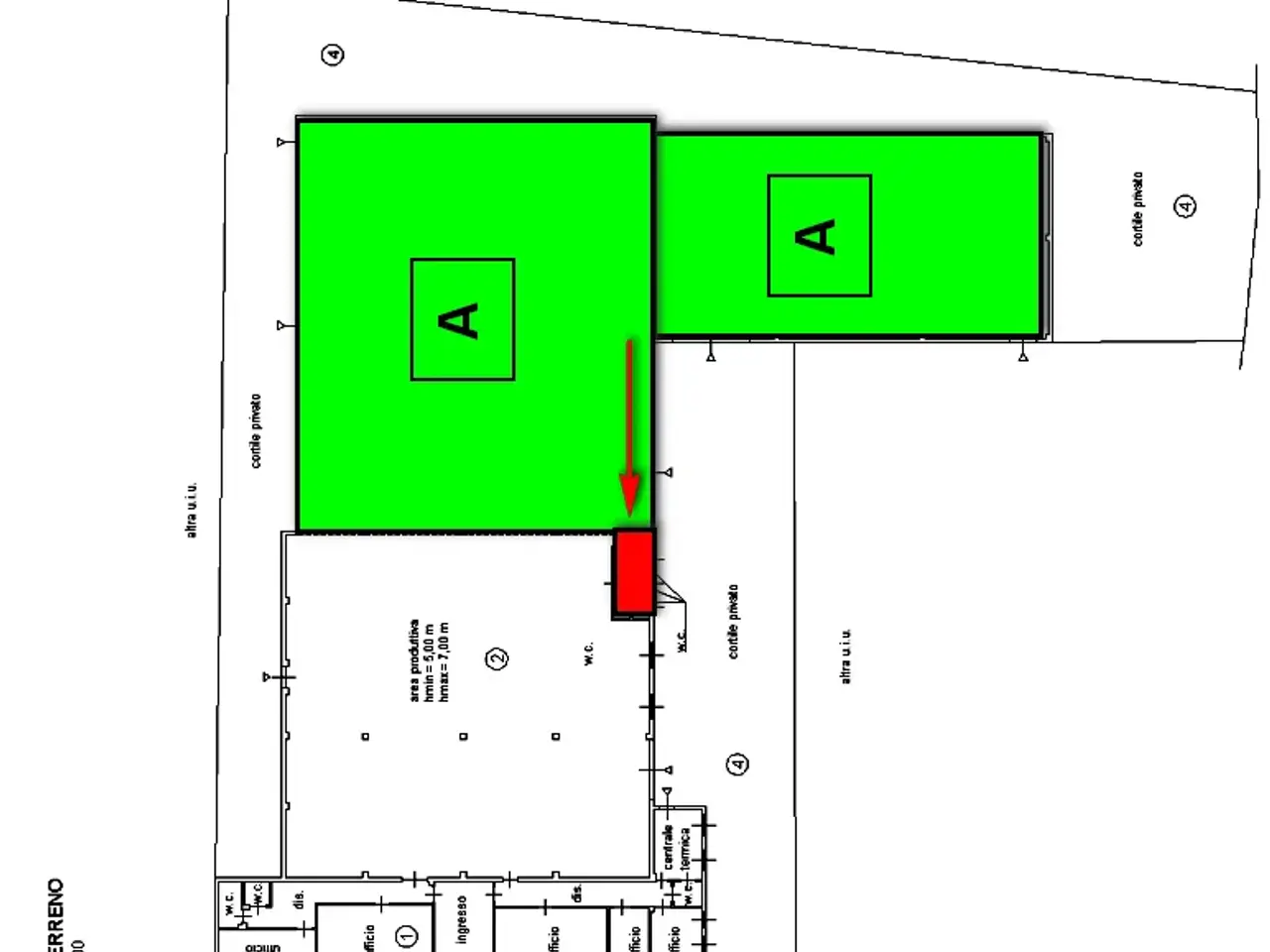 Capannone in Via Cardinal Carlo Vittorio Amedeo delle Lanze 23, Montanaro, {3} - Planimetria 1