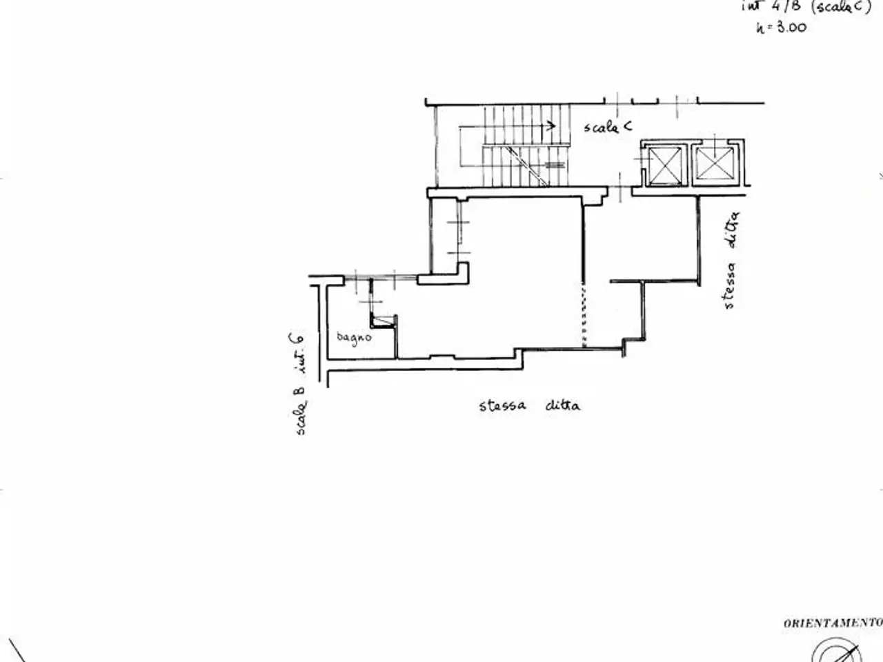 Ufficio in Via Giuseppe  Mazzini 4 /4a, Roma, {3} - Planimetria 1