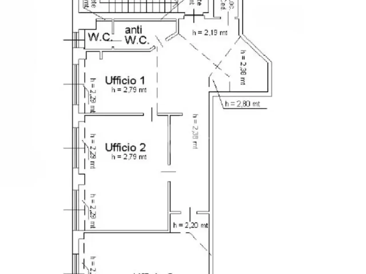 Ufficio in Via Milano 56, Cesano Boscone, {3} - Planimetria 1