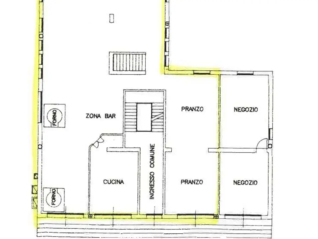 Negozio in Via Cento 160, San Giovanni In Persiceto, {3} - Planimetria 1