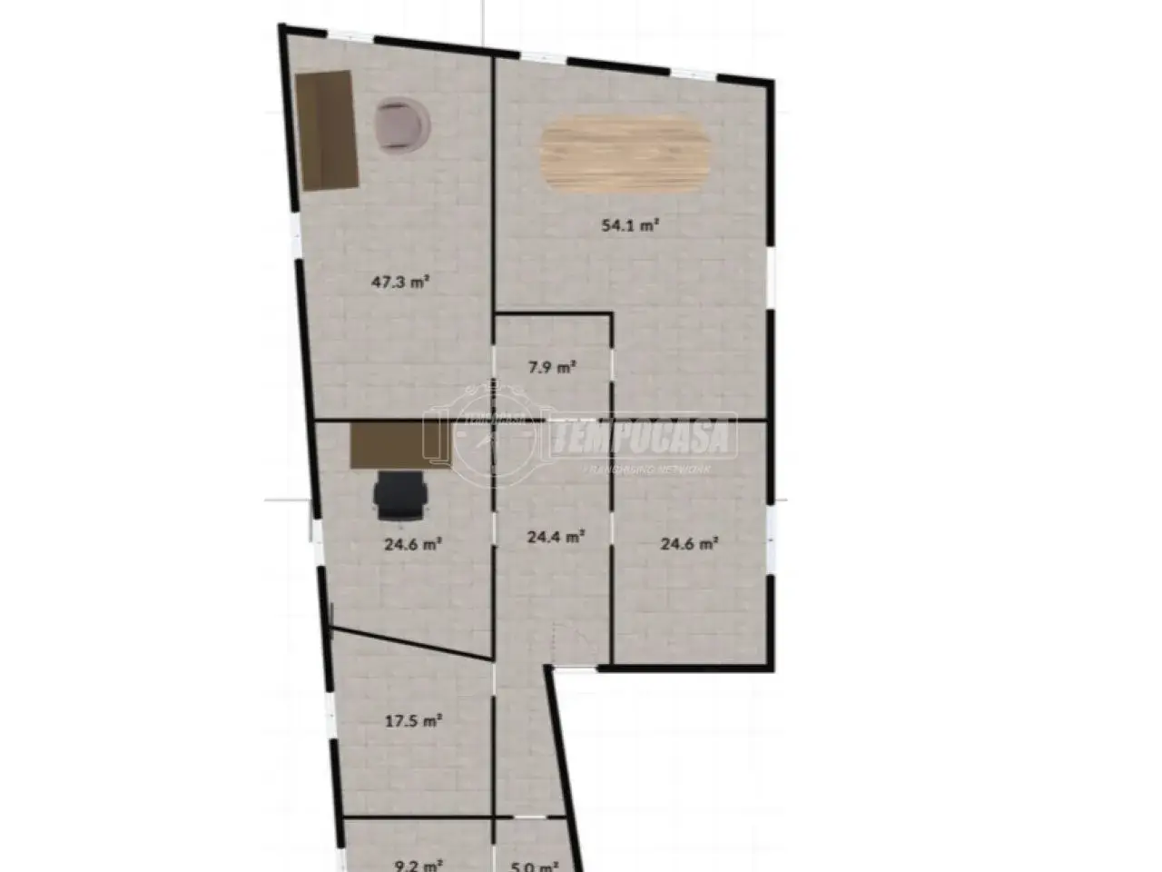 Ufficio in Via della Torre, Reggio Emilia, {3} - Planimetria 1