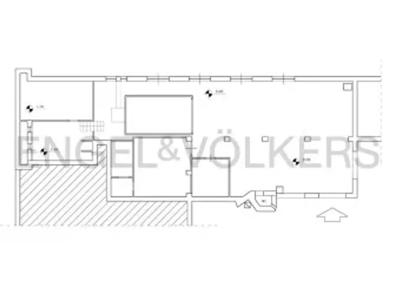 Magazzino in Via Don Filippo Rinaldi, Roma, {3} - Planimetria 1