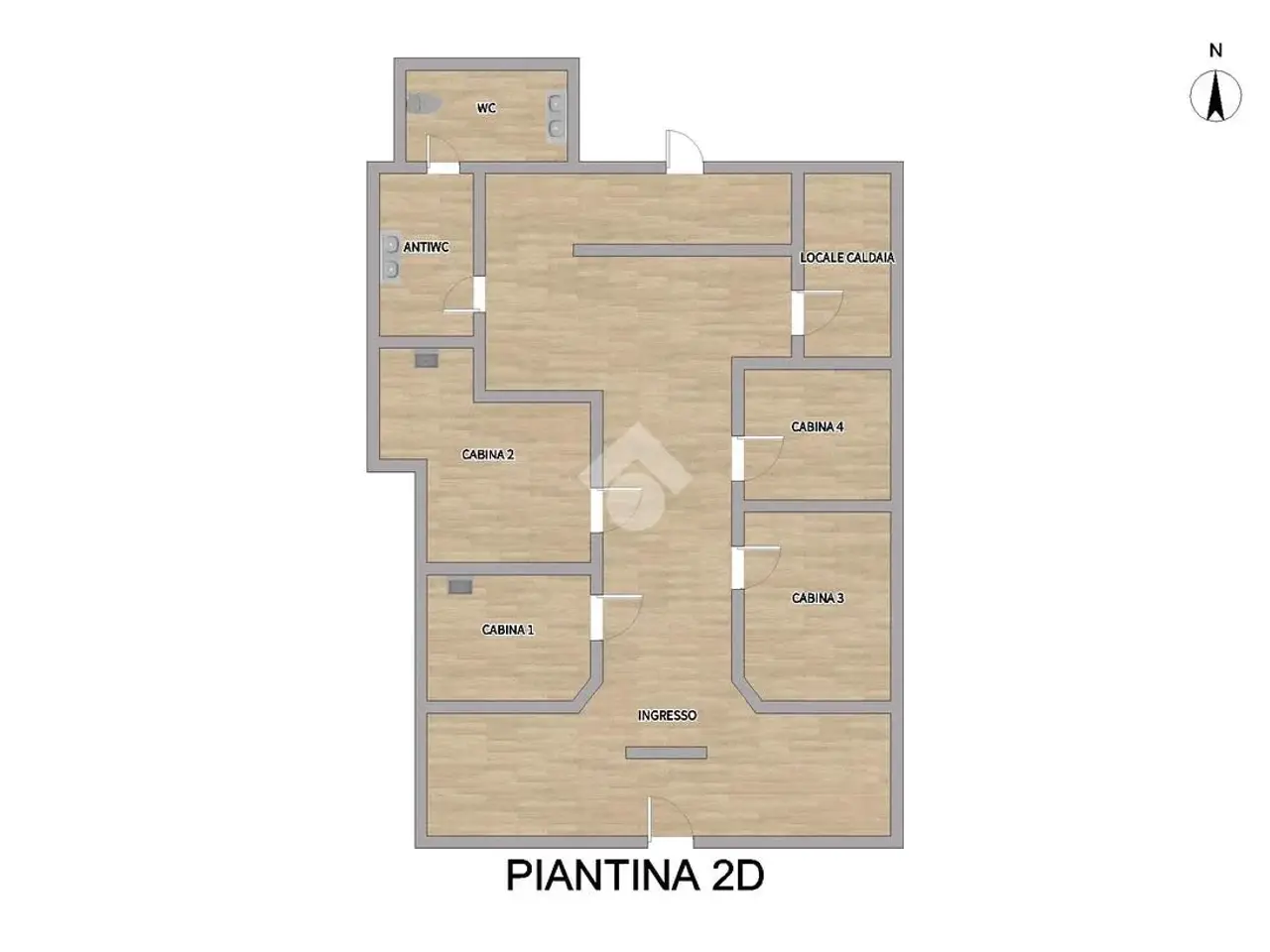 Negozio in Via a. Manzoni 74, Leno, {3} - Planimetria 1