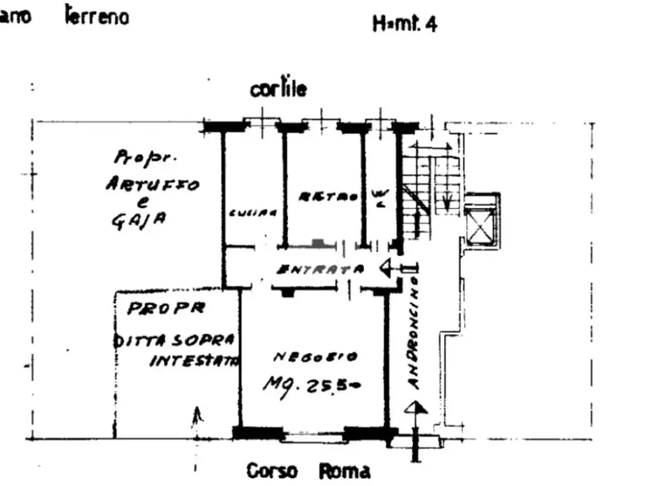 Negozio in Corso Roma 48, Moncalieri, {3} - Planimetria 1