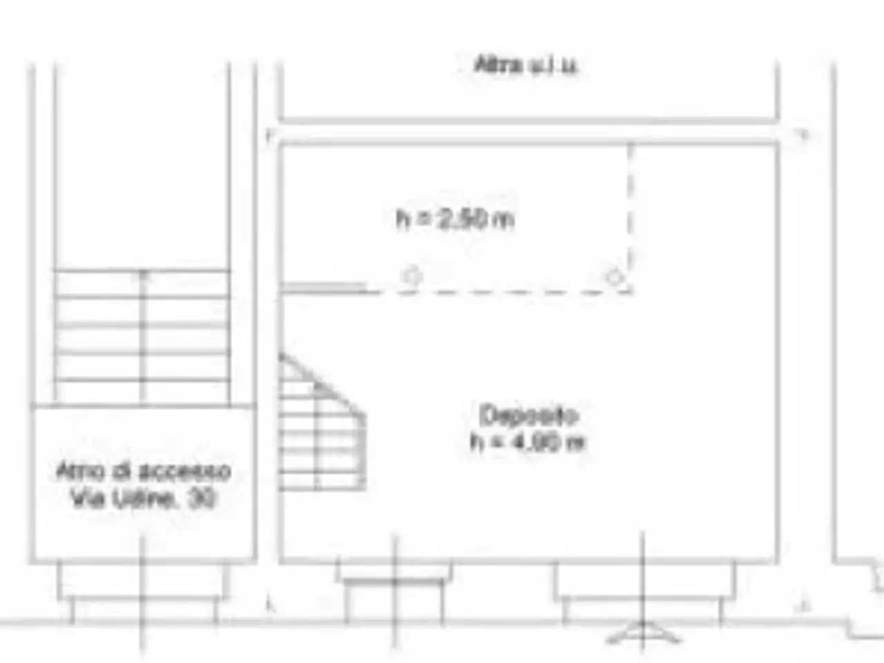 Negozio in Via Udine 30, Trieste, {3} - Planimetria 1