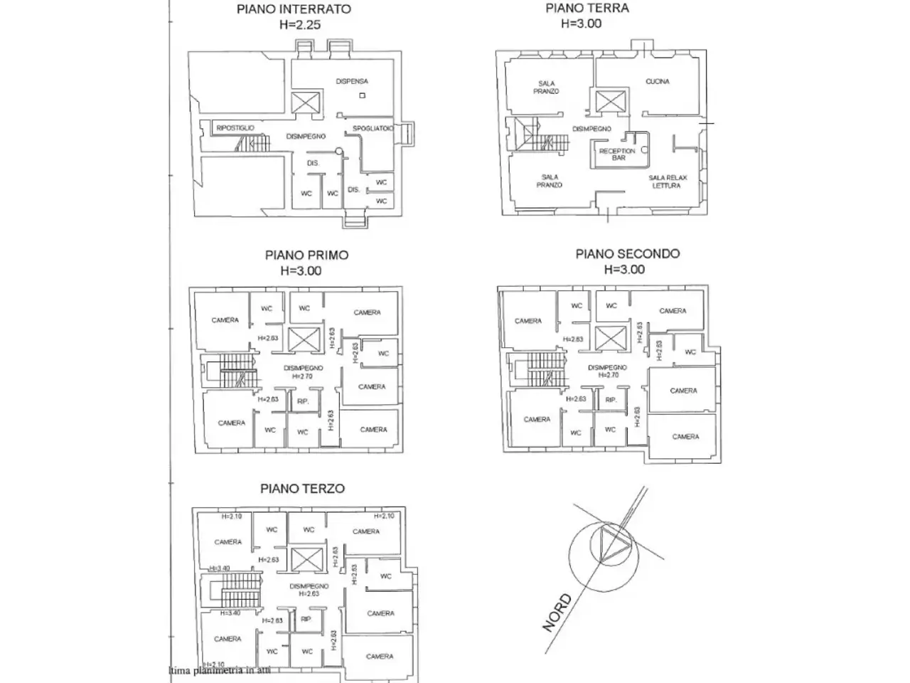 Albergo in Via Pietrafitta 28, Grizzana Morandi, {3} - Planimetria 1