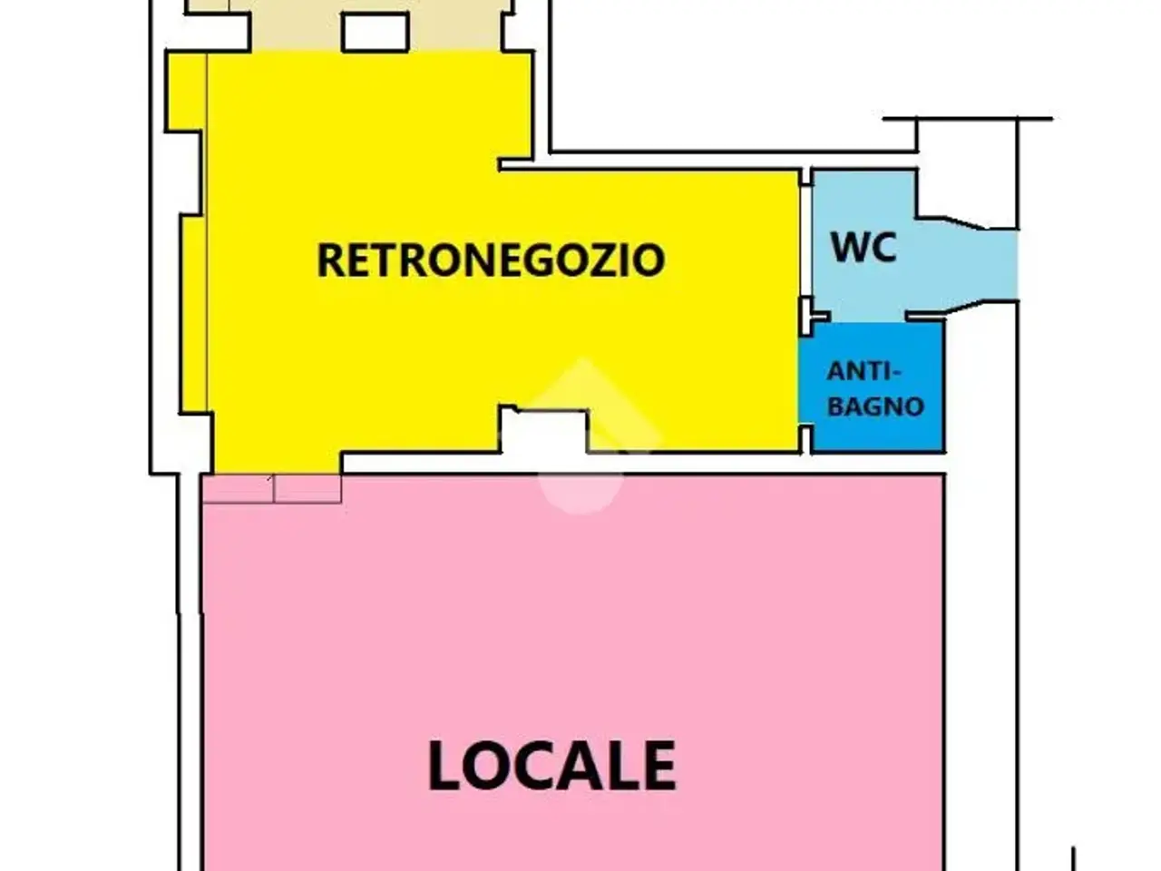 Negozio in Via Taurasia 00, Roma, {3} - Planimetria 1