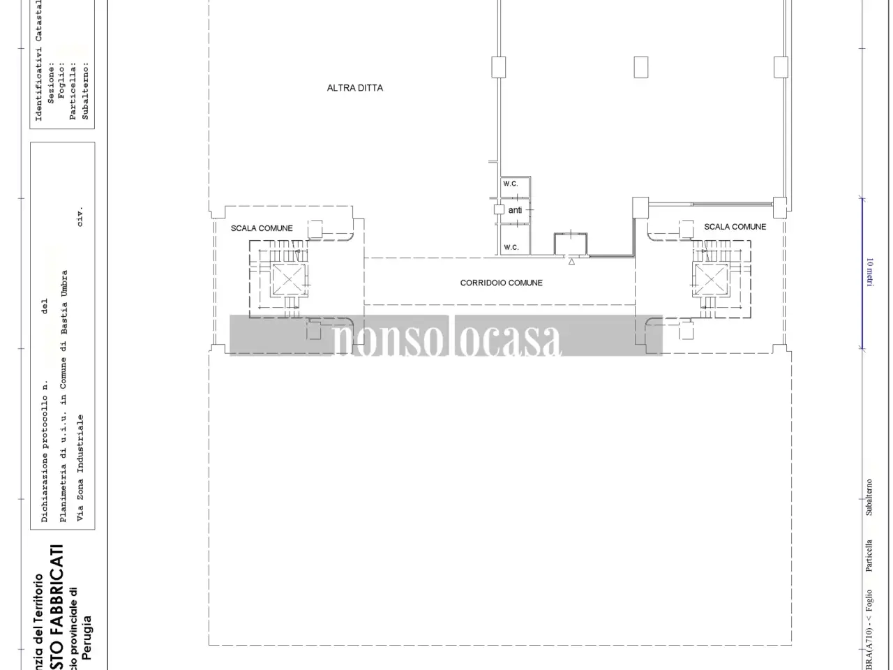 Negozio in Via delle Querce 255, Assisi, {3} - Planimetria 1
