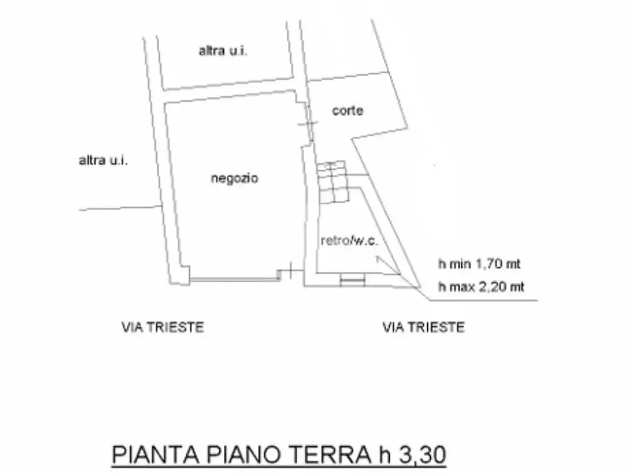 Negozio in Via Trieste 20, Pavone Canavese, {3} - Planimetria 1