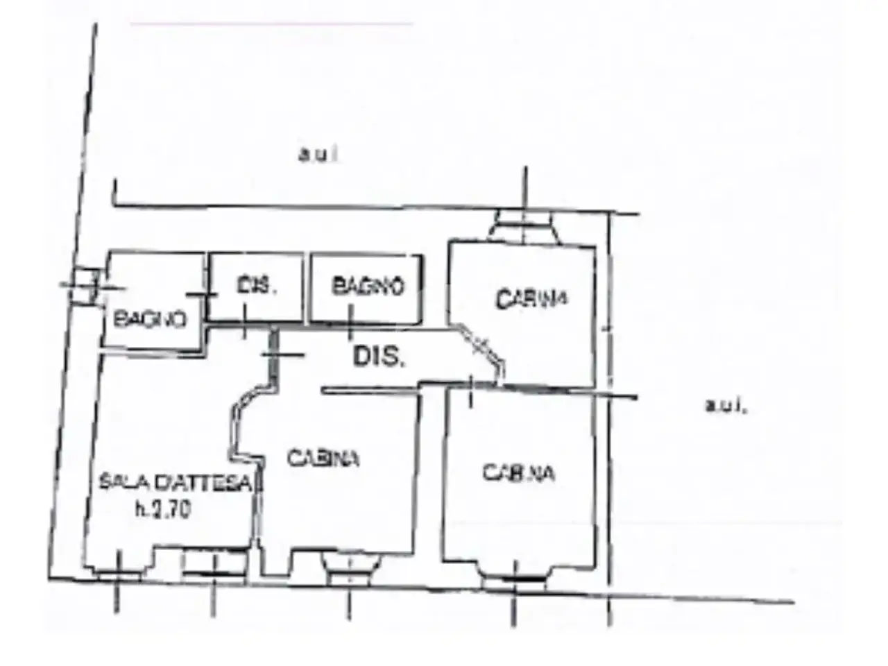 Negozio in Via San Lorenzo 1, Palosco, {3} - Planimetria 1