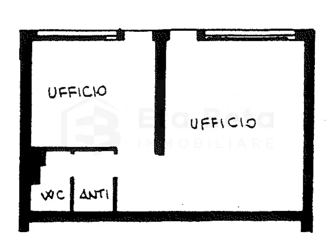 Ufficio in Via Fratelli Cervi, Limena, {3} - Planimetria 1