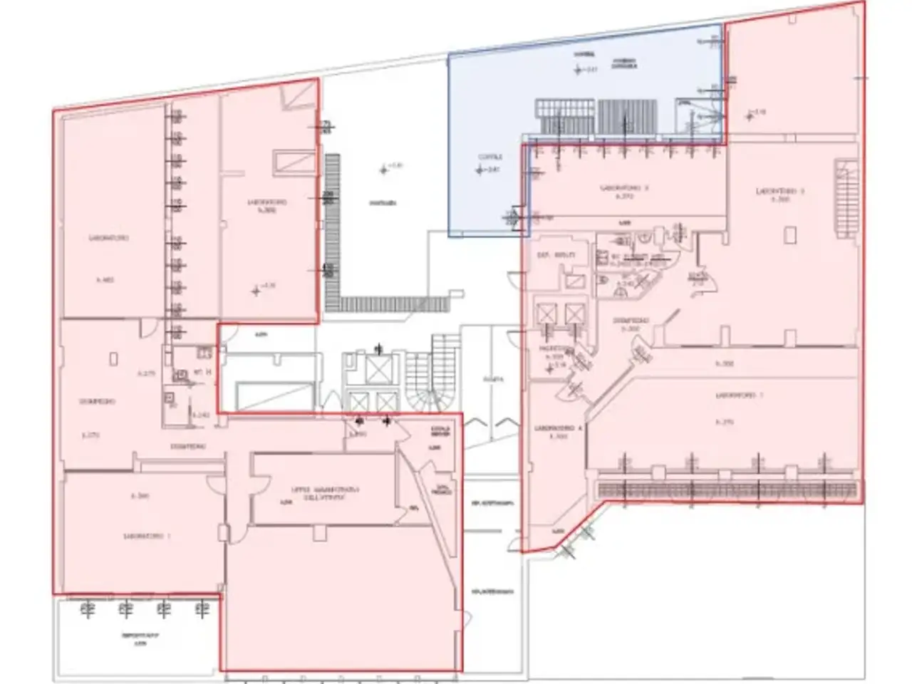 Ufficio in Via Ippolito Nievo 33, Milano, {3} - Planimetria 1