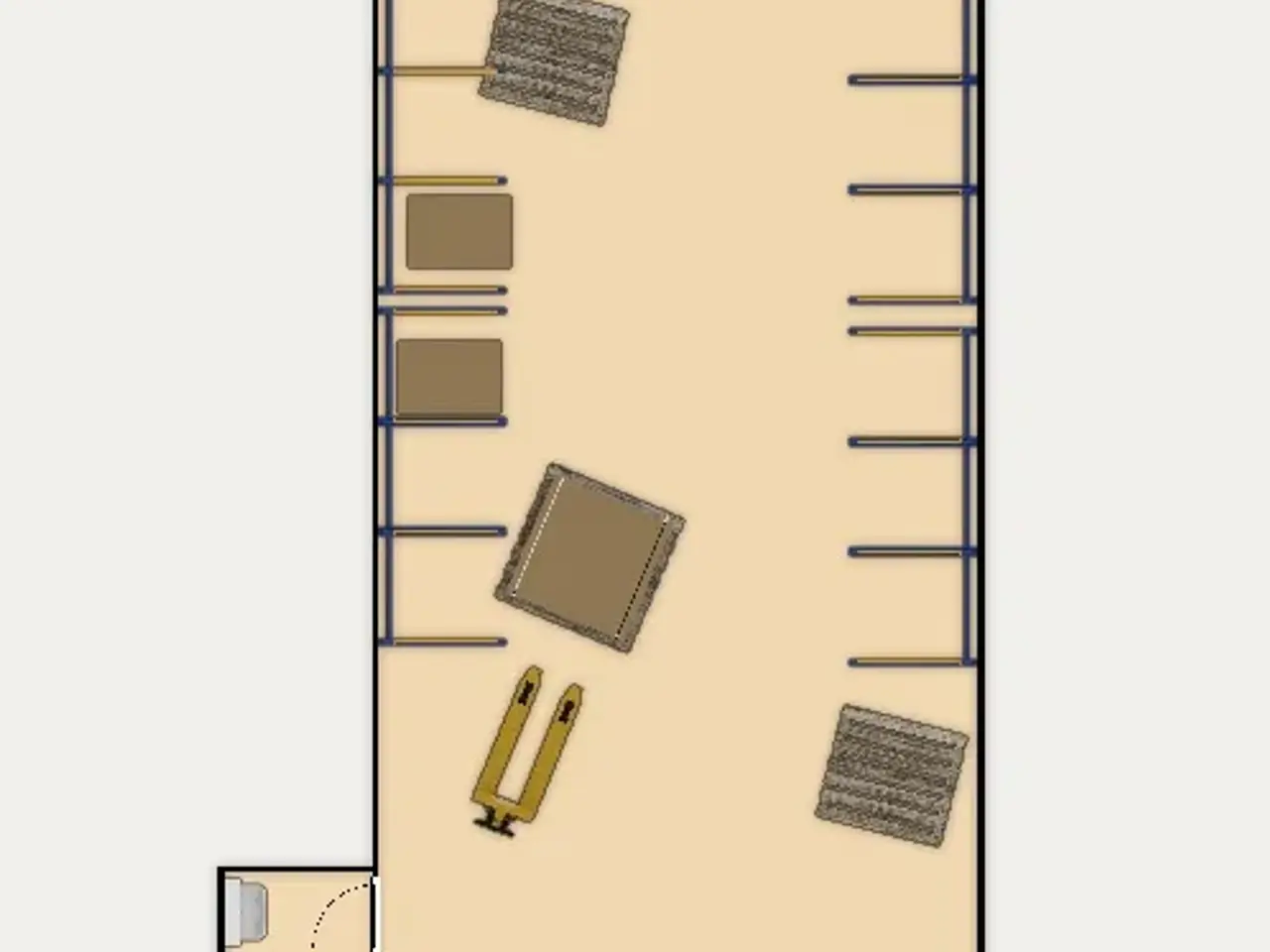 Laboratorio in Via Perugia, Lecce, {3} - Planimetria 1
